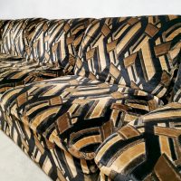 Midcentury design modular sofa elementen bank 'Caramel elegance'