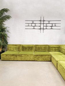 vintage German Cor sofa seating group elementen bank modulair modular lounge sofa