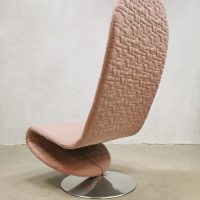 Fritz Hansen easy chair lounge fauteuil Verner Panton