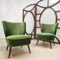 Vintage cocktail chairs clubfauteuils cocktail stoel 'Greenhouse'