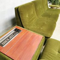 vintage retro velvet lounge bank modulair modular sofa bohemian