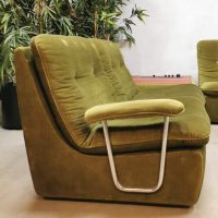 vintage design retro hoek bank lounge sofa velvet jaren 60 70 bohemian vibes