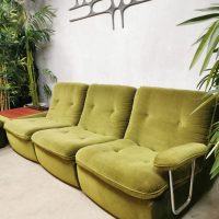 Midcentury modulaire elementen bank modular sofa radio corner 'Green spirit'