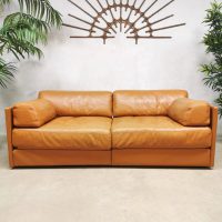 Vintage Swiss design leather modular sofa lounge bank DS-76 De Sede