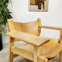 Vintage Spaanse fauteuil Spanish armchair Fredericia Danish design Borge Mogensen