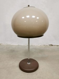 Midcentury Dutch 'Mushroom' design table lamp tafellamp Dijkstra