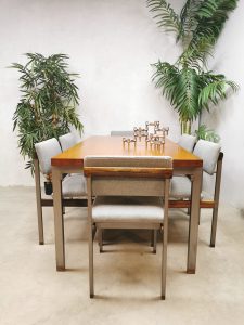 Pali Webe Louis van Teeffelen eetkamertafel dining table eetkamerstoelen 1966 dining chairs