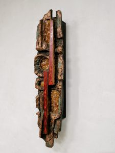 Vintage design German wall sculpture lamp 1960's wandlamp