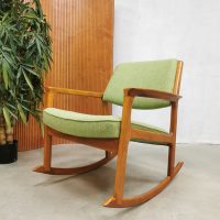 Swedish vintage rocking chair schommelstoel Inge Andersson brothers midcentury modern design