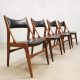Midcentury Danish design dining chairs Deens eetkamerstoelen 'organic'
