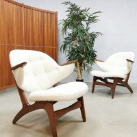Midcentury vintage design easy chair lounge fauteuil Carl Edward Matthes