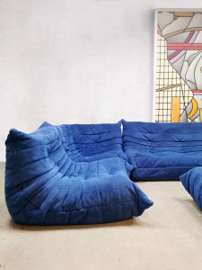 Vintage design Togo Ligne Roset sofa set sofa ottoman lounge bank poef Michel Ducaroy