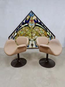 Vintage design Pierre Paulin Artifort little tulip chairs