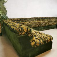 Vintage midcentury modular sofa modulaire elementen lounge bank ‘Urban Jungle’