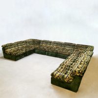 Vintage modular sofa modulaire elementen lounge bank ‘Urban Jungle’