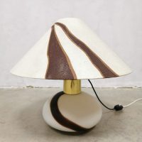 table lamp Murano glass tafellamp 'Bi-color' seventies vintage design