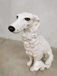 Italian vintage design ceramic dog hond jaren 60 sixties