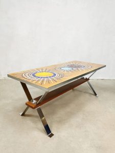 Vintage sixties tile table coffee table Belarti