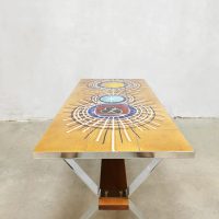 Berlarti Vintage sixties tile table coffee table salontafel tegeltafel jaren 60