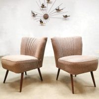 bestwelhip Vintage design cocktail chairs lounge stoelen ‘soft colors’