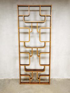 Vintage design wall unit Ludvik Volak room divider Drevopodnik Holesov