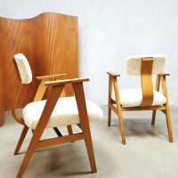 bestwelhip midcentury vintage Dutch design armchairs lounge stoelen Cees Braakman Pastoe style-2