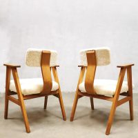 retro design arm chairs stoelen vintage Pastoe style