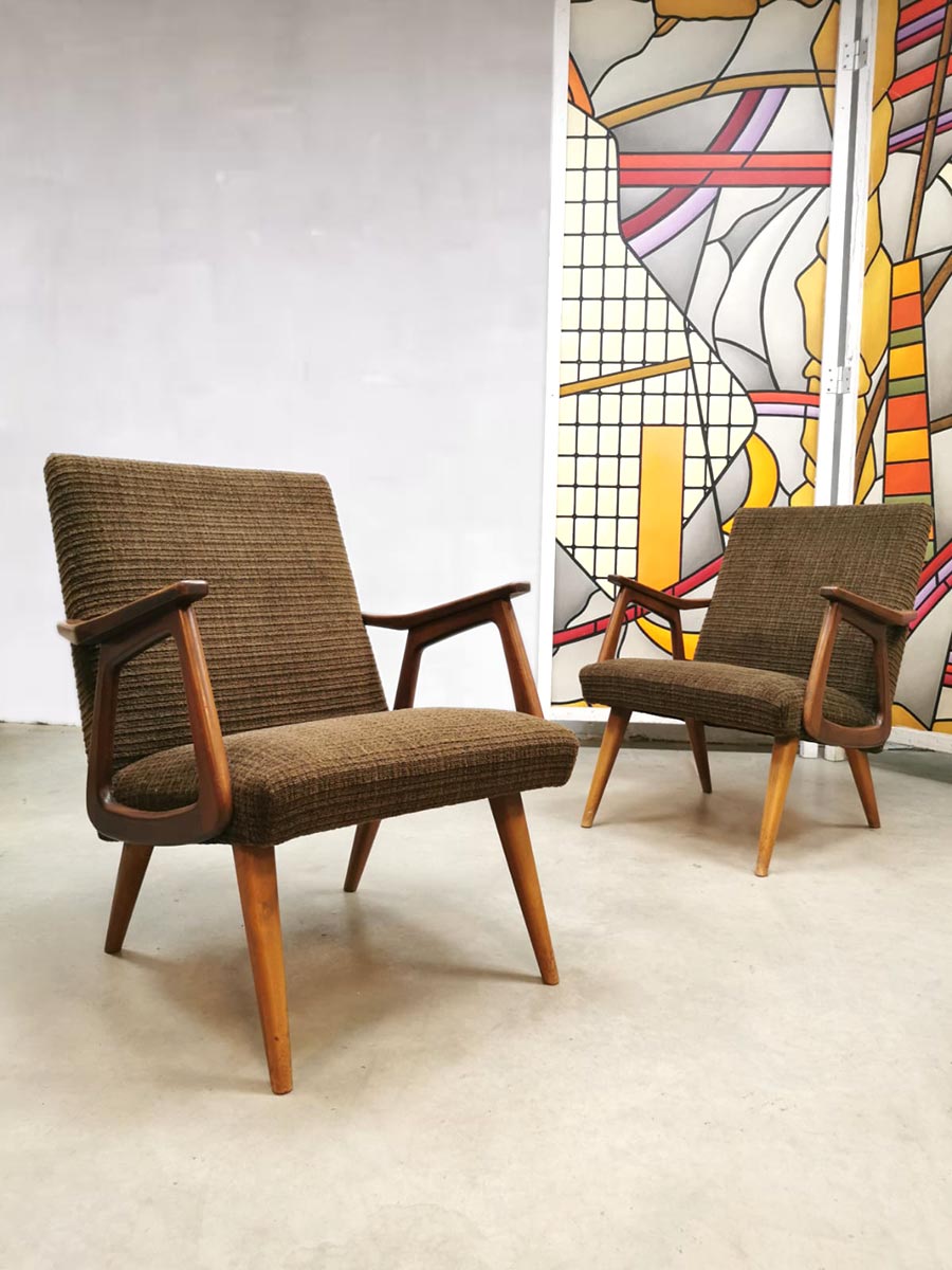 ik zal sterk zijn Aanbod Uitbarsten Vintage Dutch design armchairs lounge fauteuils Wébé Louis van Teeffelen |  Bestwelhip