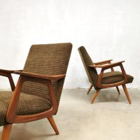 vintage retro Midcentury Dutch design armchair lounge fauteuil Webe Louis van Teeffelen