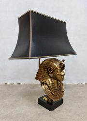 retro hollywood regency desk light Deknudt Lustrerie Farao tafellamp