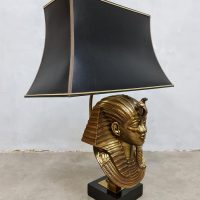 retro hollywood regency desk light Deknudt Lustrerie Farao tafellamp