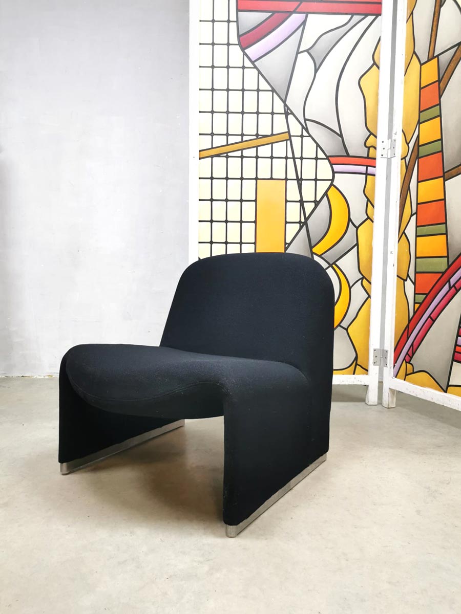 Vintage design Alky Castelli Artifort lounge chair fauteuil Ciancarlo Piretti