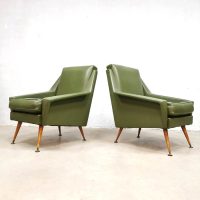 armchairs vintage midcentury design armchairs fifties lounge fauteuils stoelen
