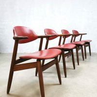 koehoorn stoelen vintage midcentury design cowhorn dining chairs hulmefa