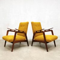 Dutch vintage midcentury design danisch style armchairs lounge fauteuils