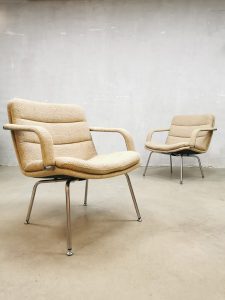 Vintage Dutch design armchairs fauteuils Geoffrey Harcourt Artifort