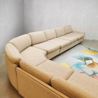 Vintage Dutch design modular sofa hoekbank Geoffrey Harcourt Artifort