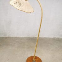 Vintage Swedish design organic cord floor arc lamp vloerlamp 'Good luck'