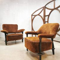 Vintage Dutch desig lounge set chairs fauteuil F109 Theo Ruth Artifort