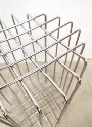 vintage minimalism wire stool grafisch kruk draad
