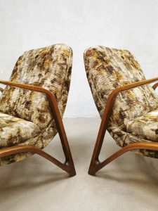 Vintage design easy chairs fauteuils