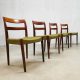 Vintage Swedish design dining chairs eetkamerstoelen Nils Jonsson Troeds