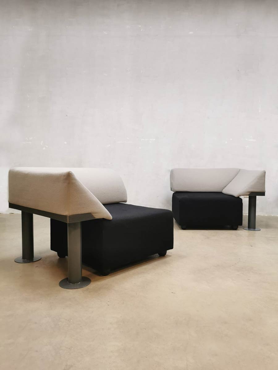 Vintage design chairs sofa 'model 960 Quadrio' Michael McCoy Artifort