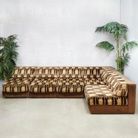 Vintage design modular sofa elementen bank modulair ‘Earth tones'