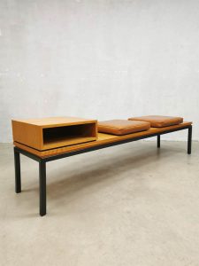 vintage midcentury design side table television table industrial sofa