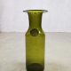 Vintage midcentury Danish design vase Holmegaard vaas 'Green Spirit'