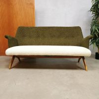 Vintage midcentury design sofa bank Theo Ruth Artifort 'Bouclé'