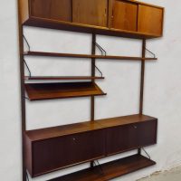 Midcentury Danish design wall unit shelf wandkast Poul Cadovius Royal System