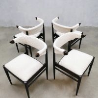 Vintage Dutch design dining chairs eetkamerstoelen 'Boucle'