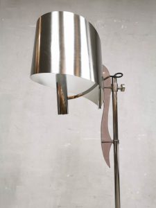 midcentury modern vintage Maison Charles 1970s Frankrijk design staande lamp verlichting floor lamp